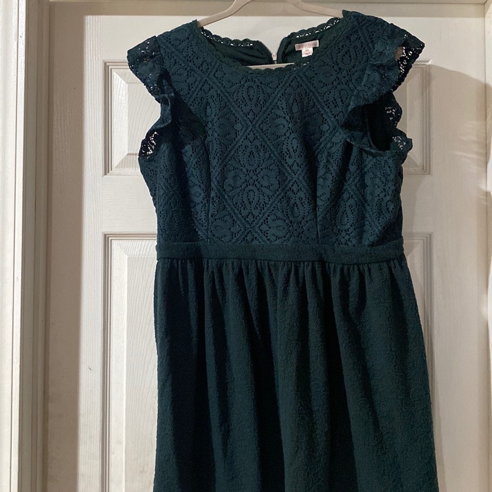 Xhilaration Dress Size XXL GREEN lace